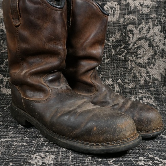 Red Wing 4441 Pecos Leather Work Boots Steel Toe Oil Resistant Insulated Sz 13 B
